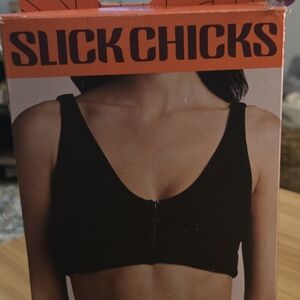 Slick Chicks Wireless adaptive front zip bra XL (D/DD)